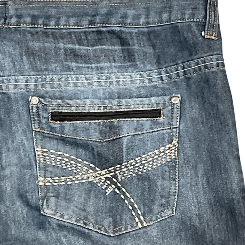 Lion’s Crest by English Laundry Straight Leg Classic Blue Denim Jeans Size 46x32 - Picture 5 of 5